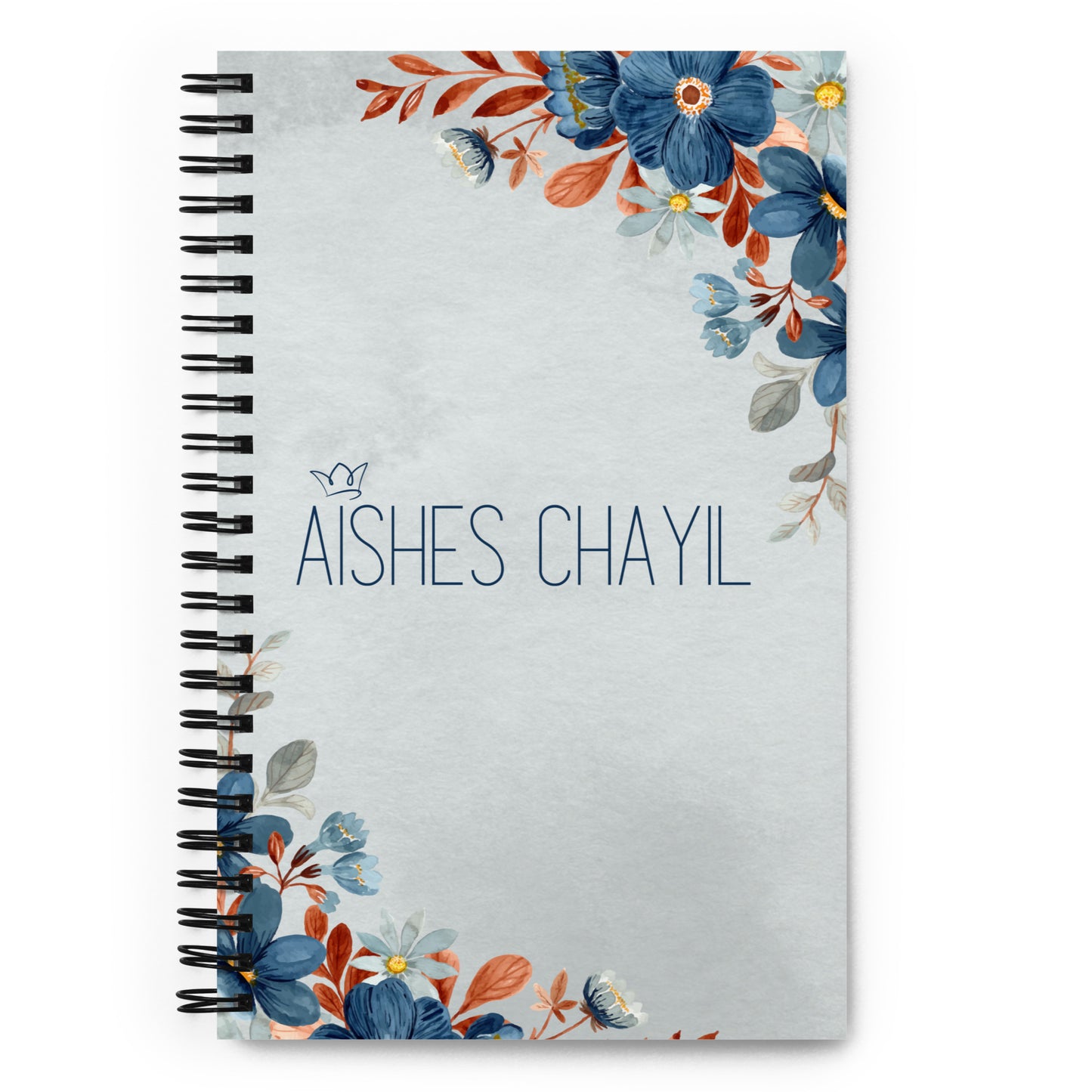 Aishes Chayil spiral notebook