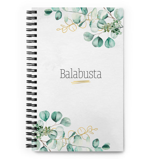 Balabusta spiral notebook